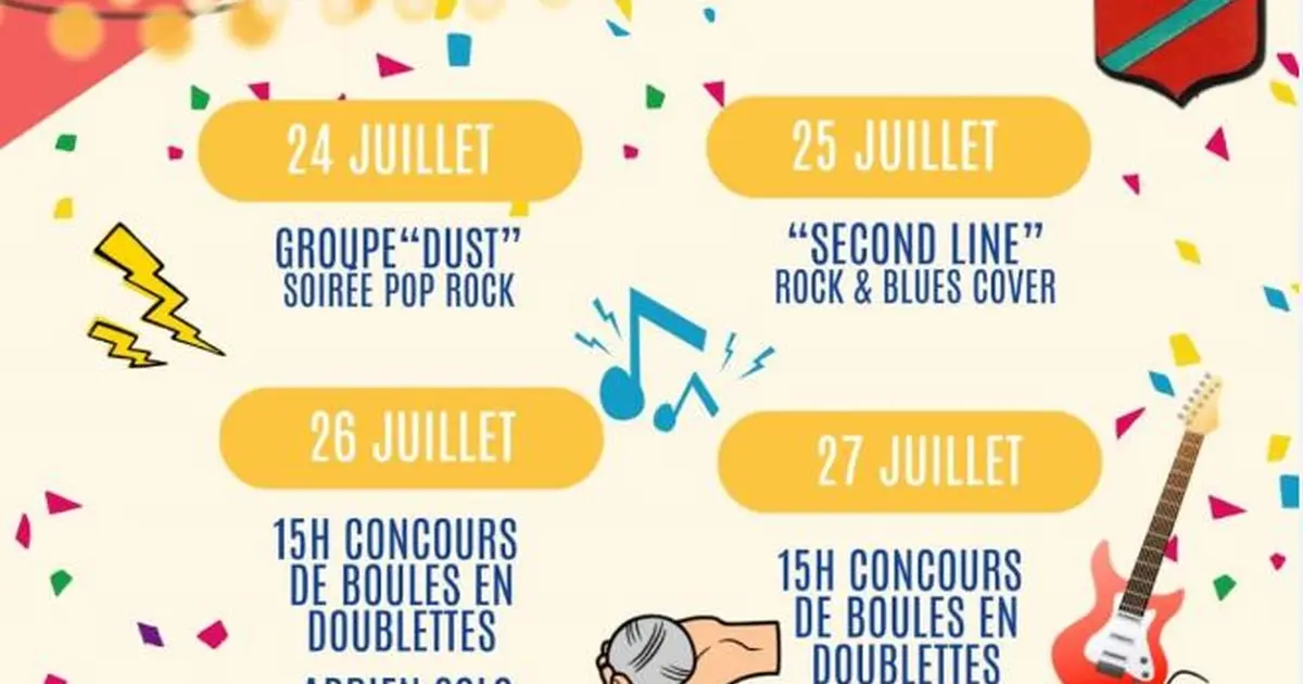 Fêtes votives d'Aurons : Soirée concert avec Happy winners