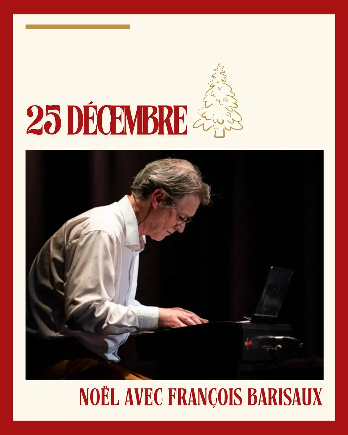 Fêtons Noël avec François Barisaux au piano