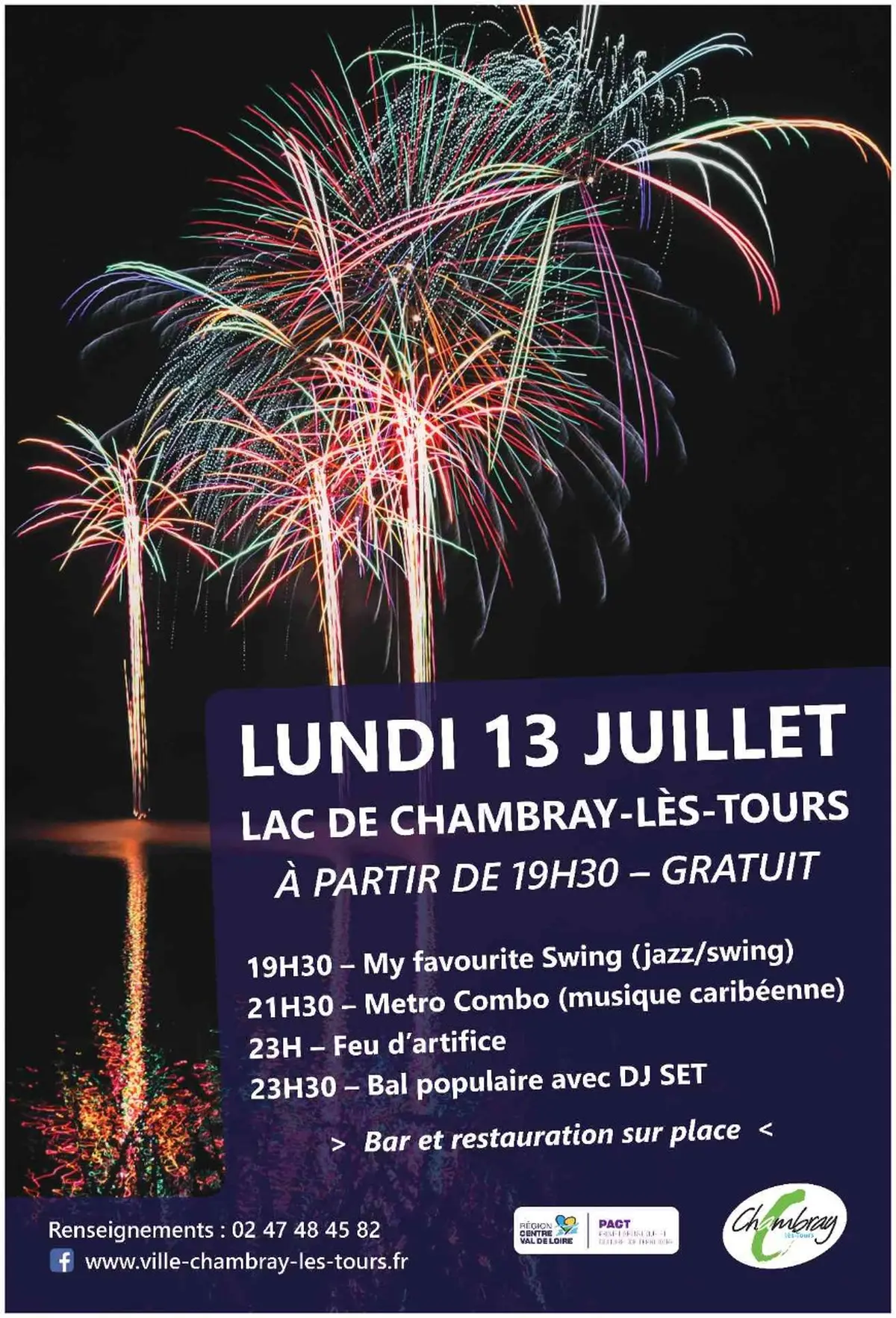 Feu d'artifice 13 juillet