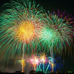 Feu d'artifice à Auriac