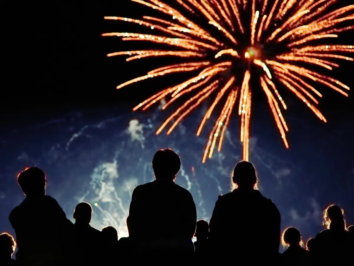Feu d'artifice à Chasseneuil-du-Poitou