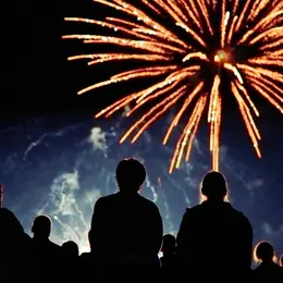 Feu d'artifice à Chasseneuil-du-Poitou