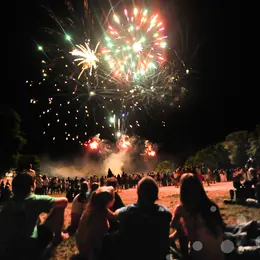 Feu d'artifice à Gramat
