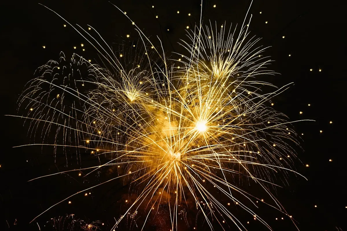 Feu d'artifice à Marval