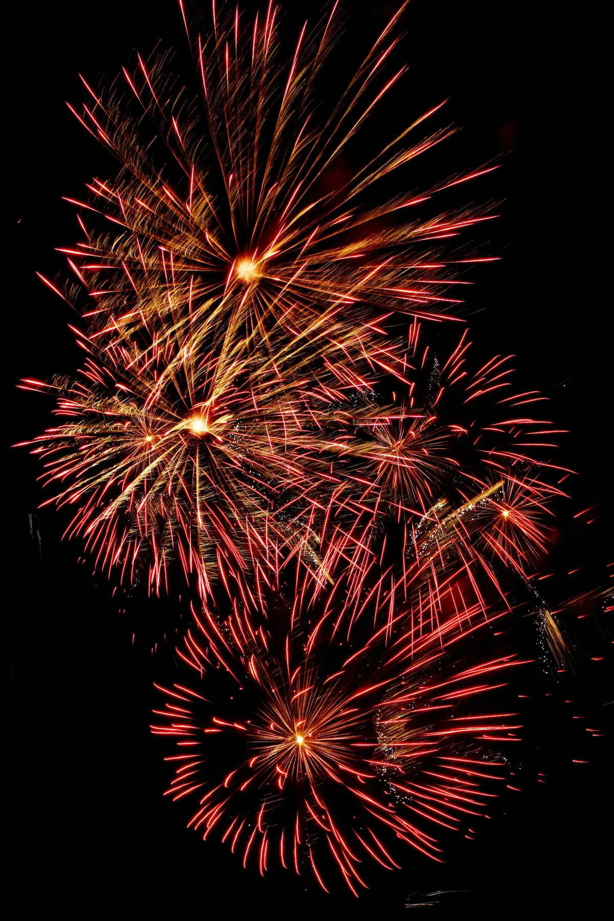 Feu d'artifice à Saint-Bonnet les Tours de Merle