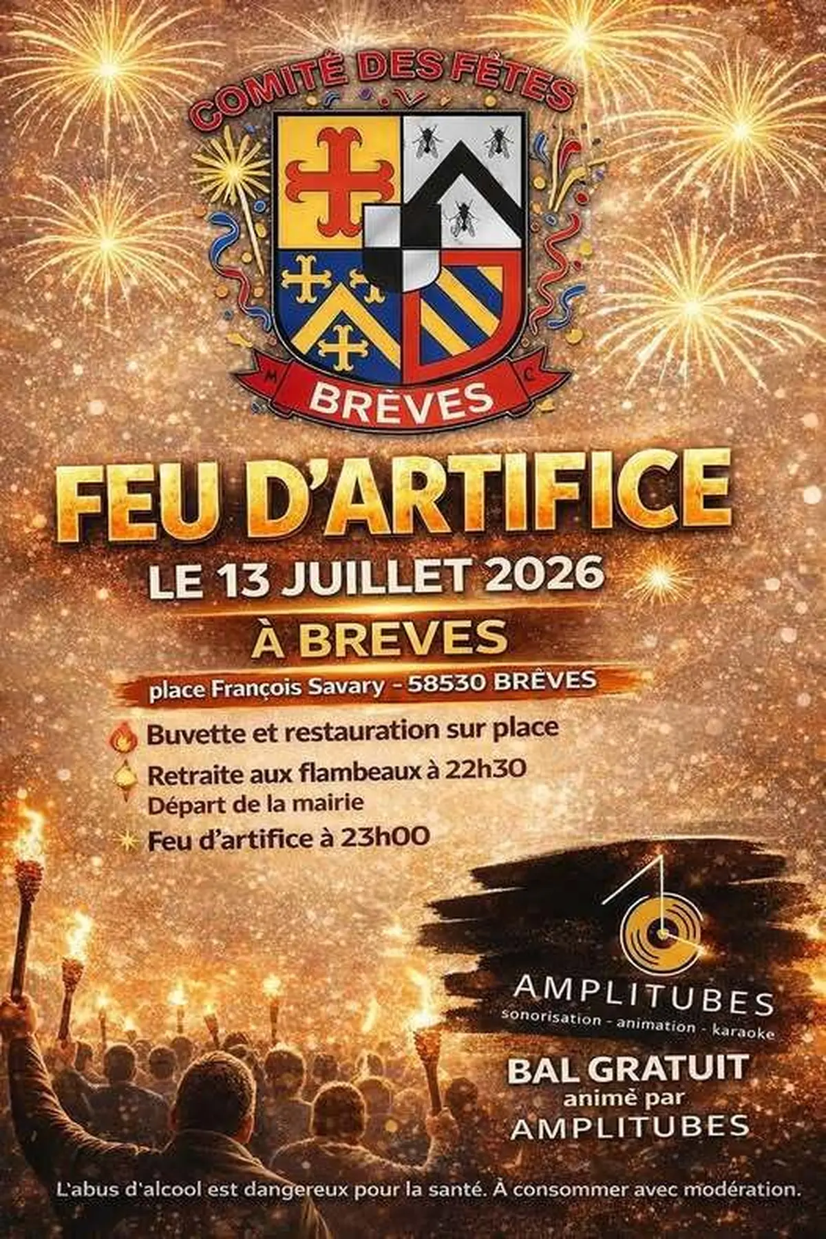 Feu d'artifice de Brèves