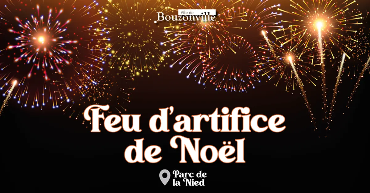 Feu d'artifice de Noël