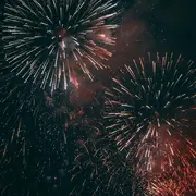 Feu d'Artifice de Noël à Auriac