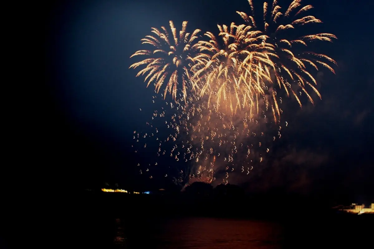 Feu d'artifice du 14 juillet à Blaye
