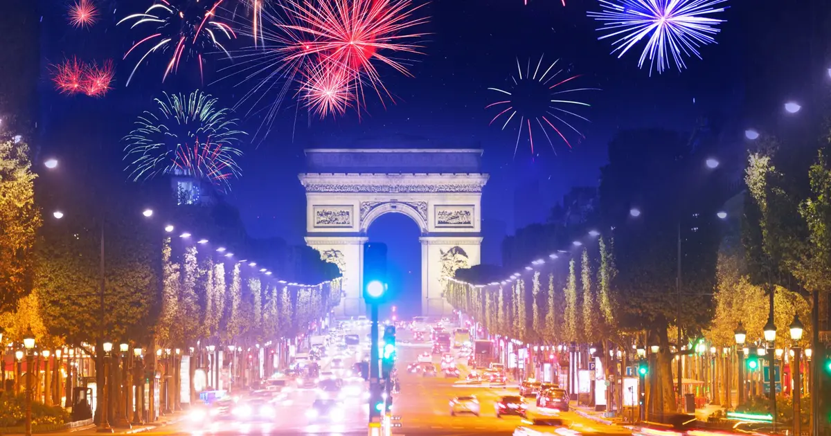 Feu d’artifice du 31 décembre à Paris