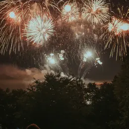 Feu d'artifice du marché des Lutins