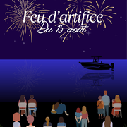 Feu d'artifice et concert au Lac des Bariousses