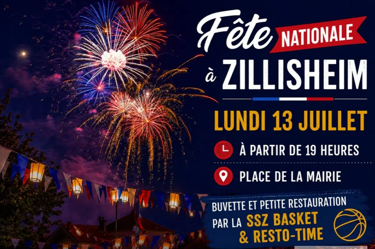 Feu d'artifice et fête nationale à Zillisheim
