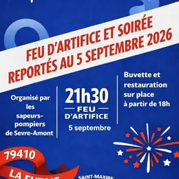 Feu d'artifice et soirée de Saint-Gelais