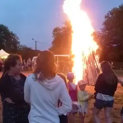 Feu de la Saint-Jean à Collonges-La-Rouge