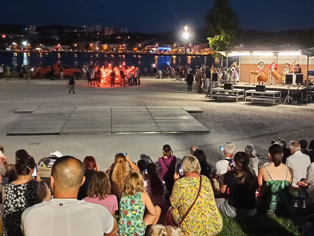 Feu de la Saint Jean à Martigues