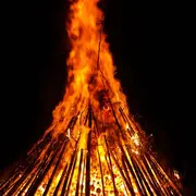 Feu de la Saint-Jean à Ponchapt
