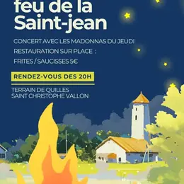 Feu de la Saint Jean à St-Christophe