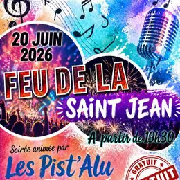 Feu de la Saint Jean dans le cadre de la fête de la musique