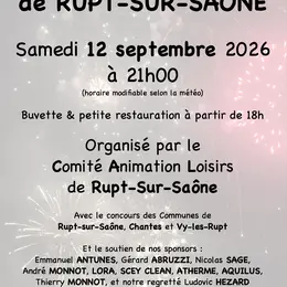 Feux d'artifice de Rupt-Sur-Saône