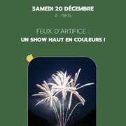 Feux d'artifice - marché de noël