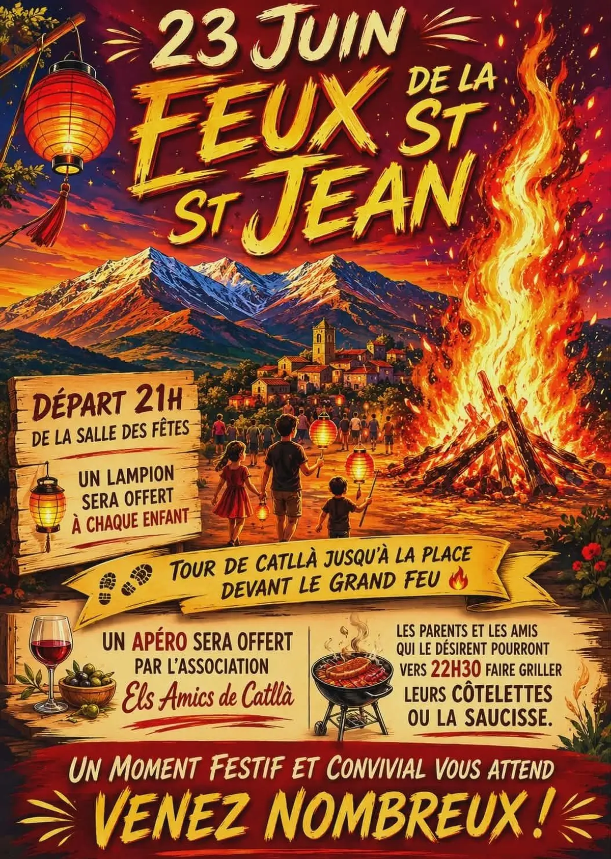 Feux De La Saint-Jean à Catllar