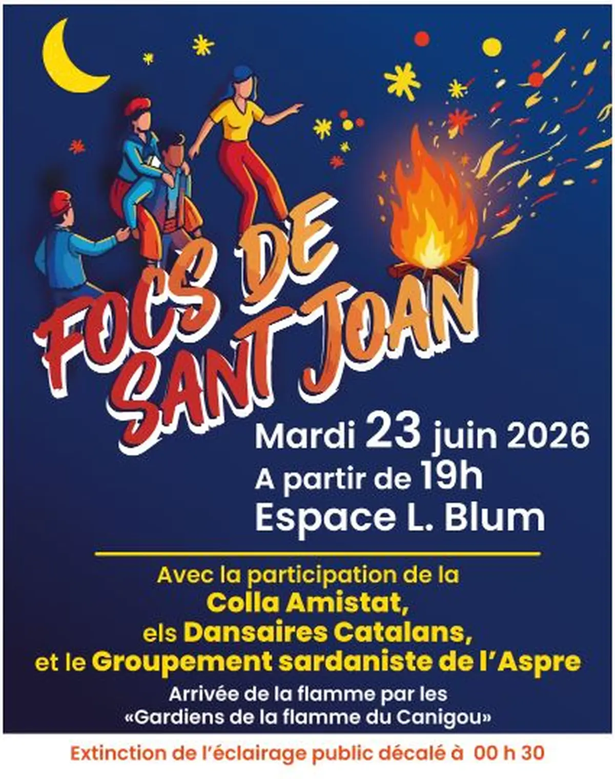 Feux De La Saint Jean à Thuir