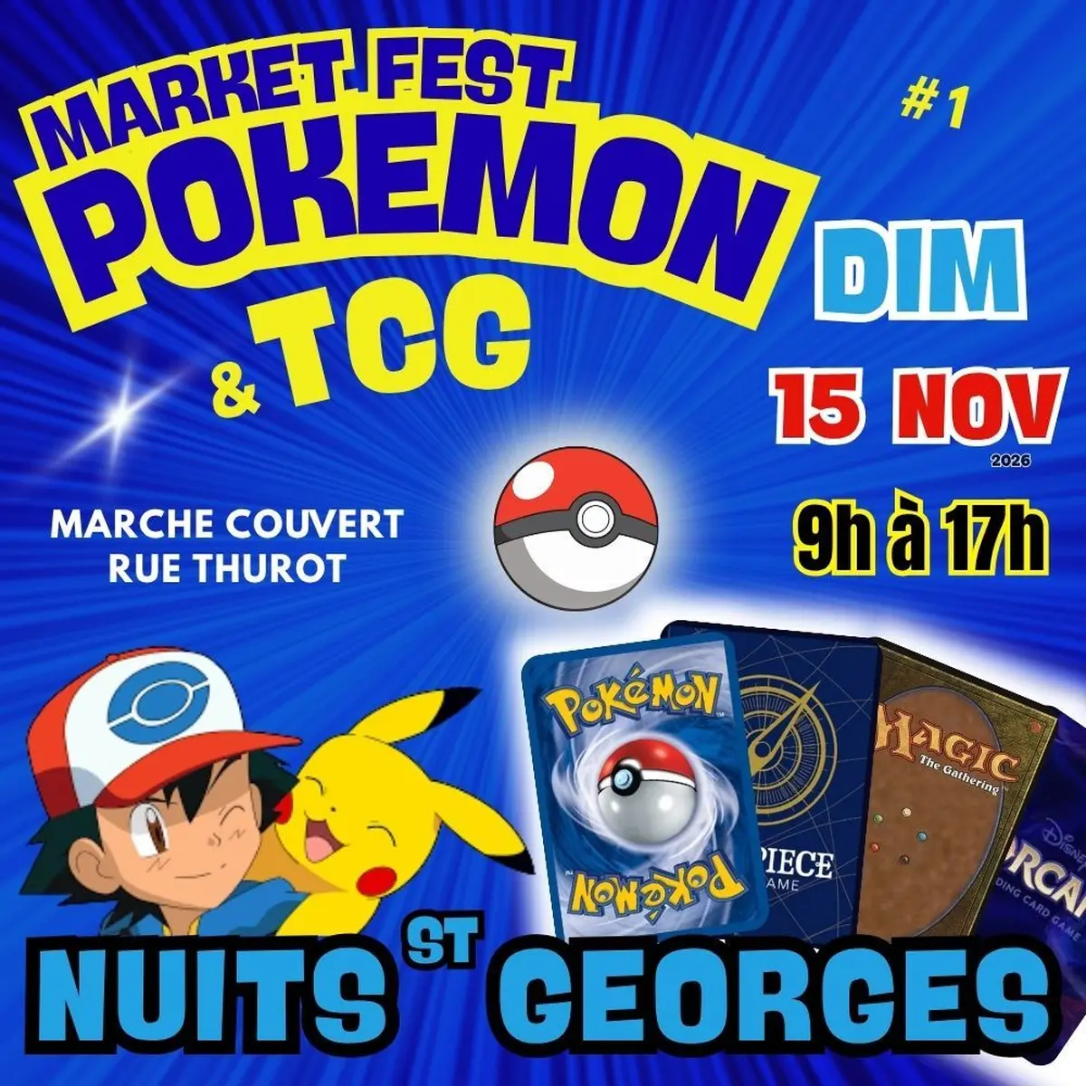 Market Fest' Pokemon & TCG Nuits St Georges