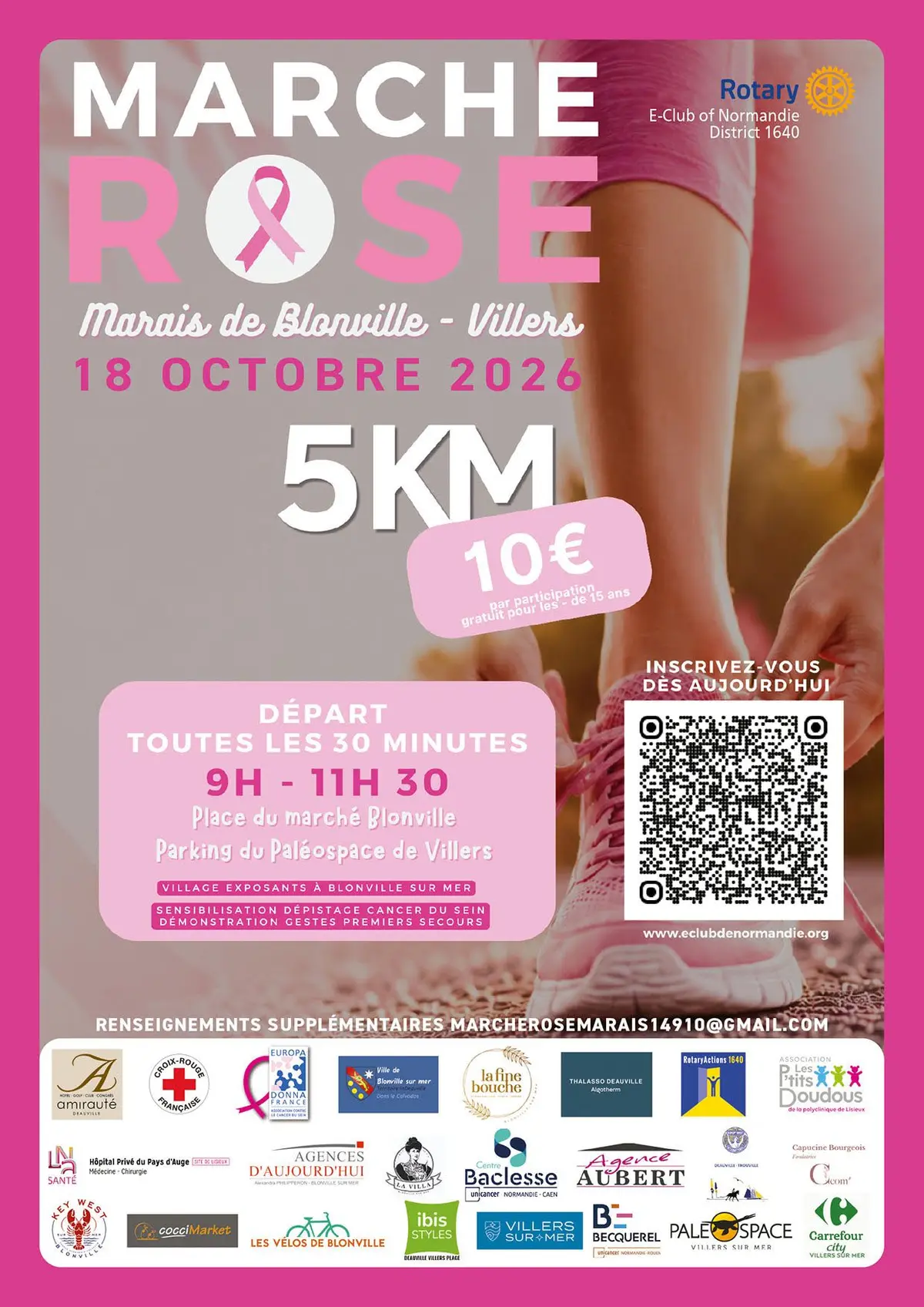 Marche Rose du Marais de Blonville-Villers