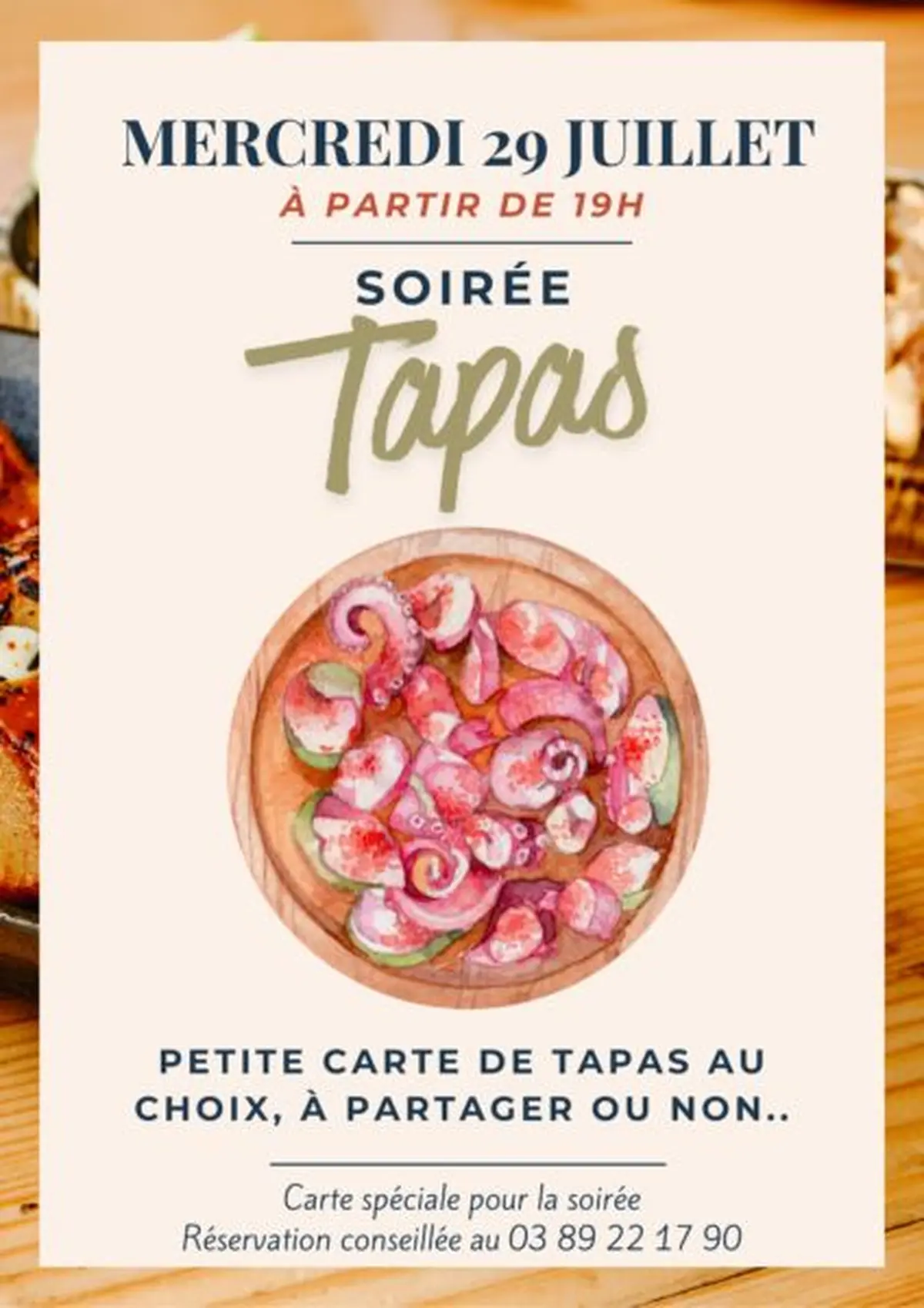 Soirée tapas