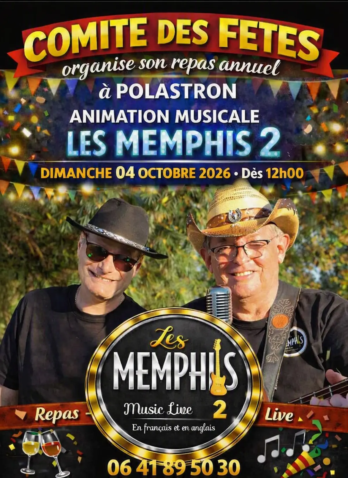 Le Duo Les Memphis 2 Guitare Voix Harmonica en LIVE!