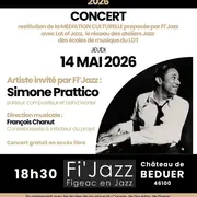 Fi'jazz, concert de restitution des écoles de musiques du Lot à Béduer