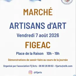 Fij'art : marché d’art et d'artisanat d’art à Figeac