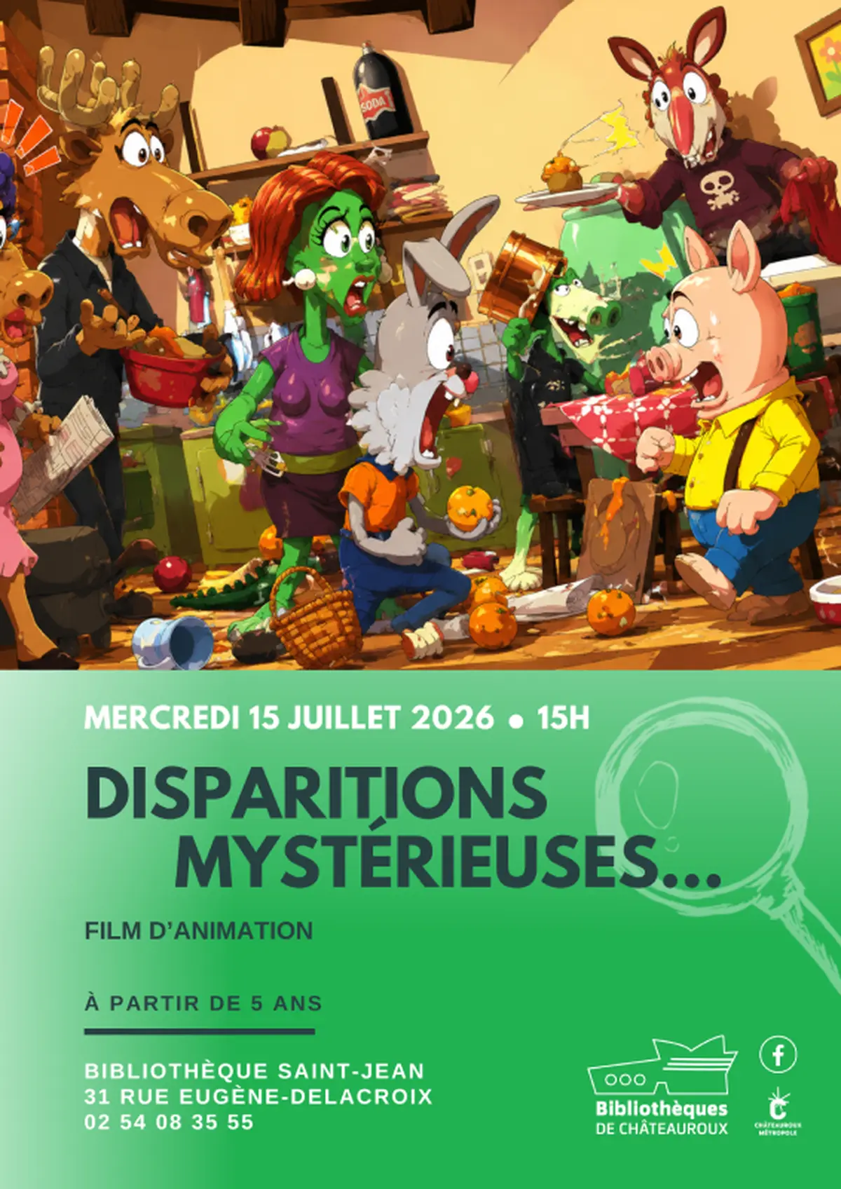 Film d'animation : Disparitions mystérieuses…