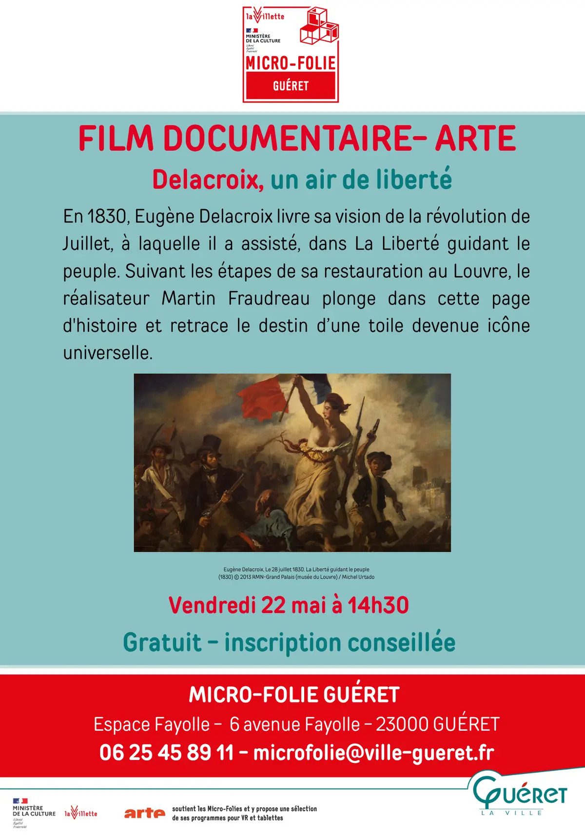 Film documentaire Delacroix, un air de liberté