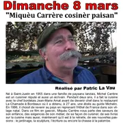 Film et discussion : Miquèu Carrère cosinèr paisan au Cinéma Le Plaza