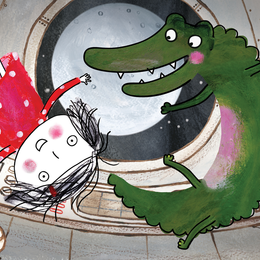 Film « Rita et Crocodile » et sérigraphie aquarelle au cinéma Les 7 Parnassiens