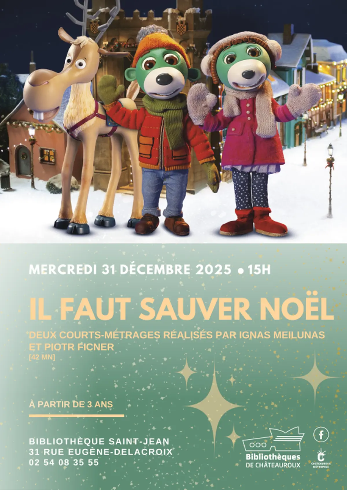 Films d'animation : Il faut sauver Noël