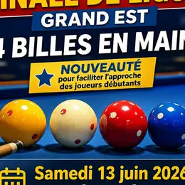 Finale de la Ligue, région Grand Est - Billard