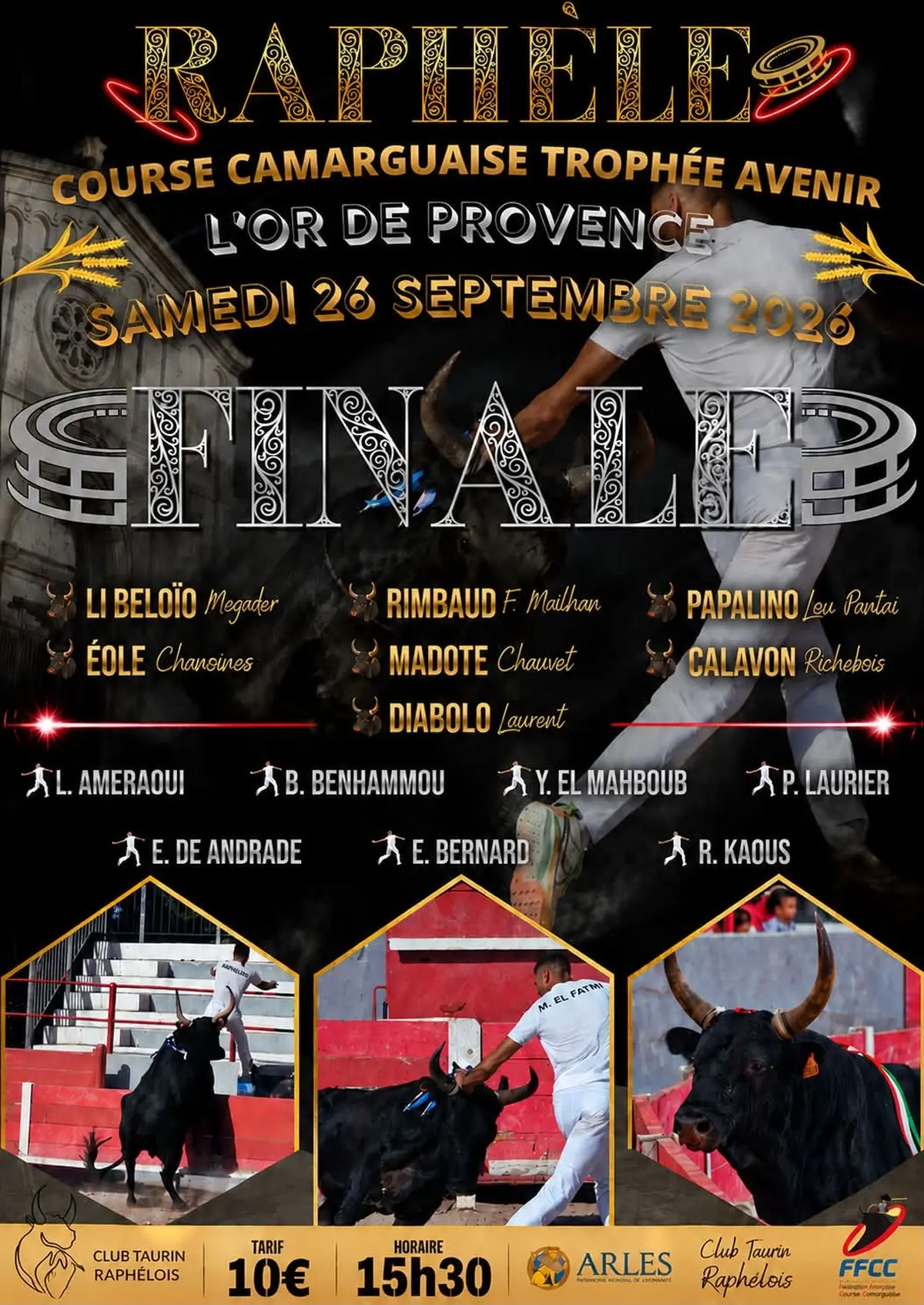 Finale du trophée de l'Or de Provence - concours de manades