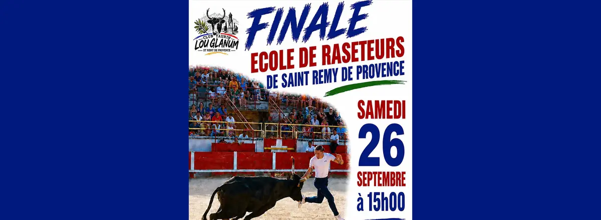 Finale école de raseteurs de Saint-Rémy-de-Provence