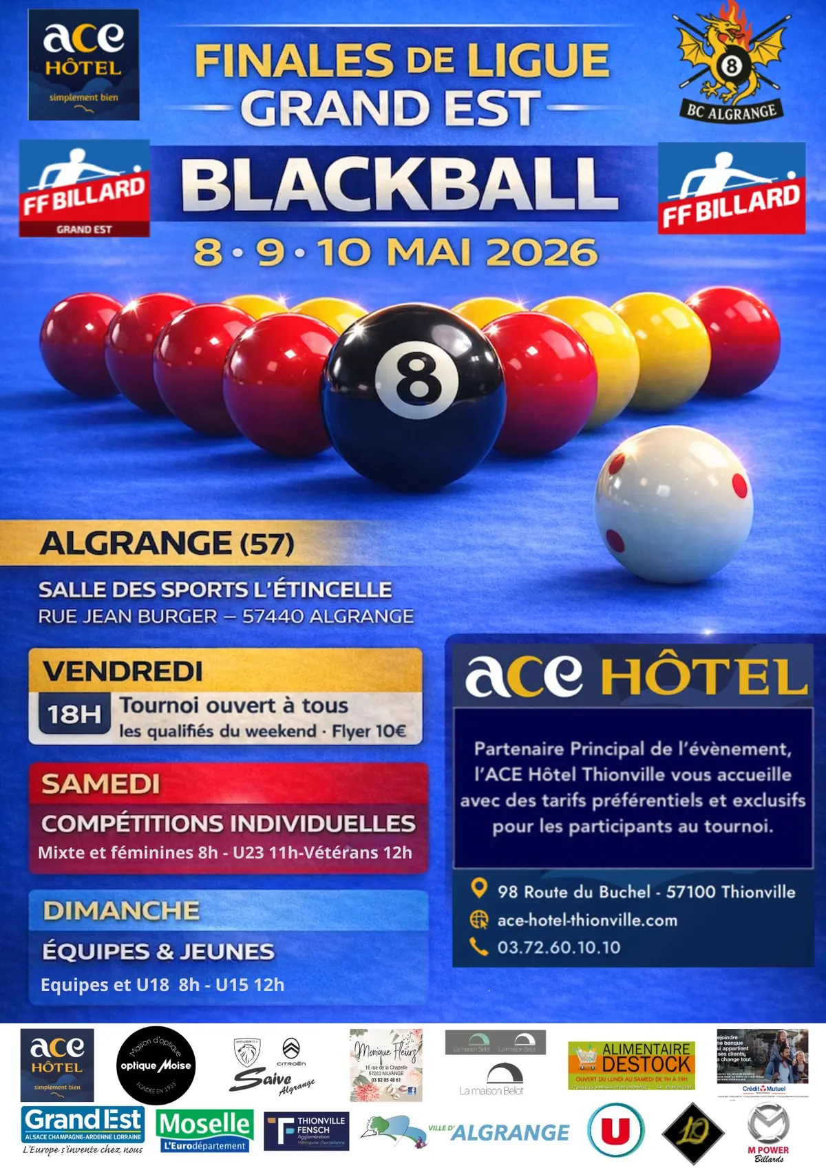 Finales de Ligue Grand Est de Blackball à Algrange