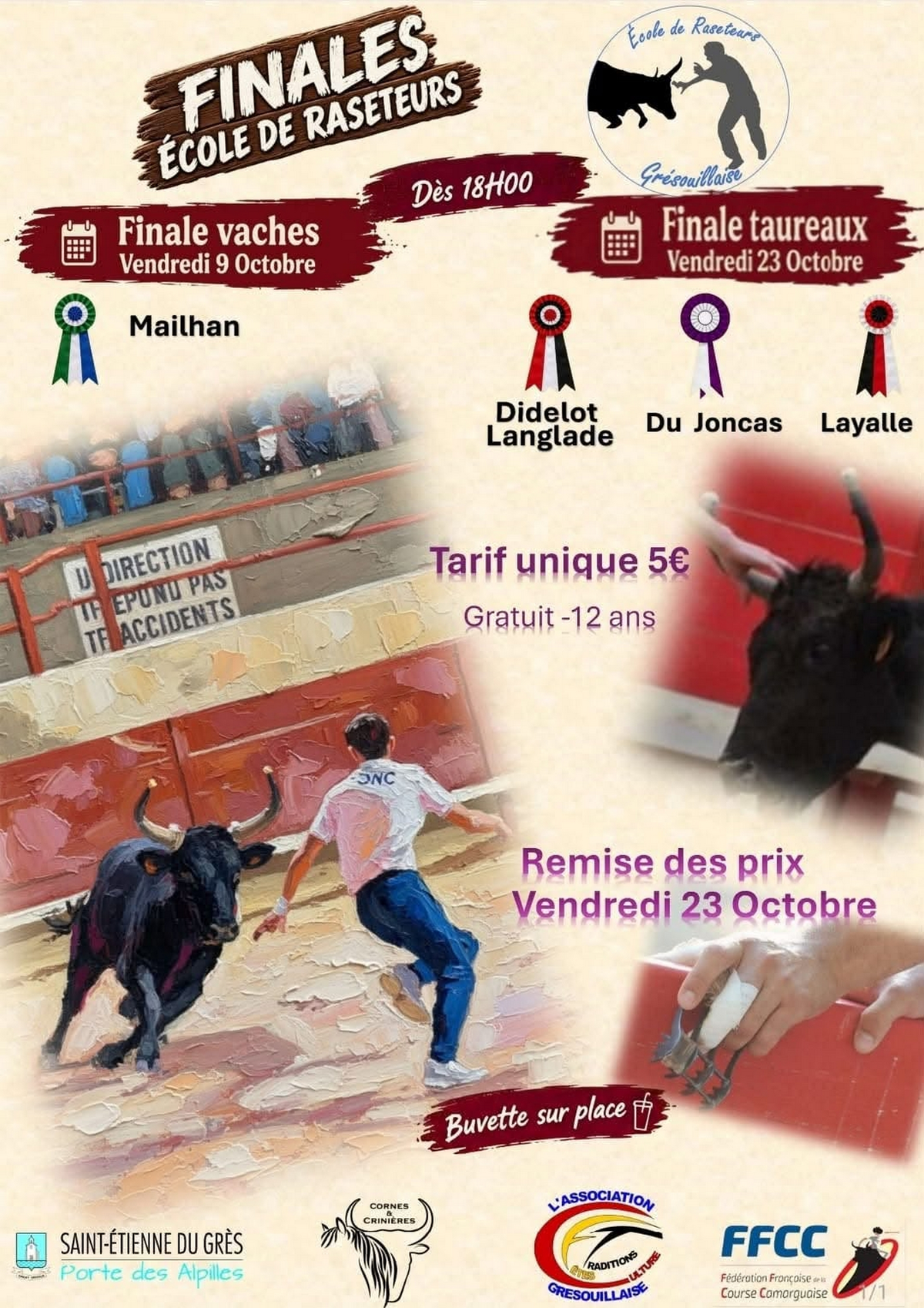 Finales École des Raseteurs à St. Etienne du Grès