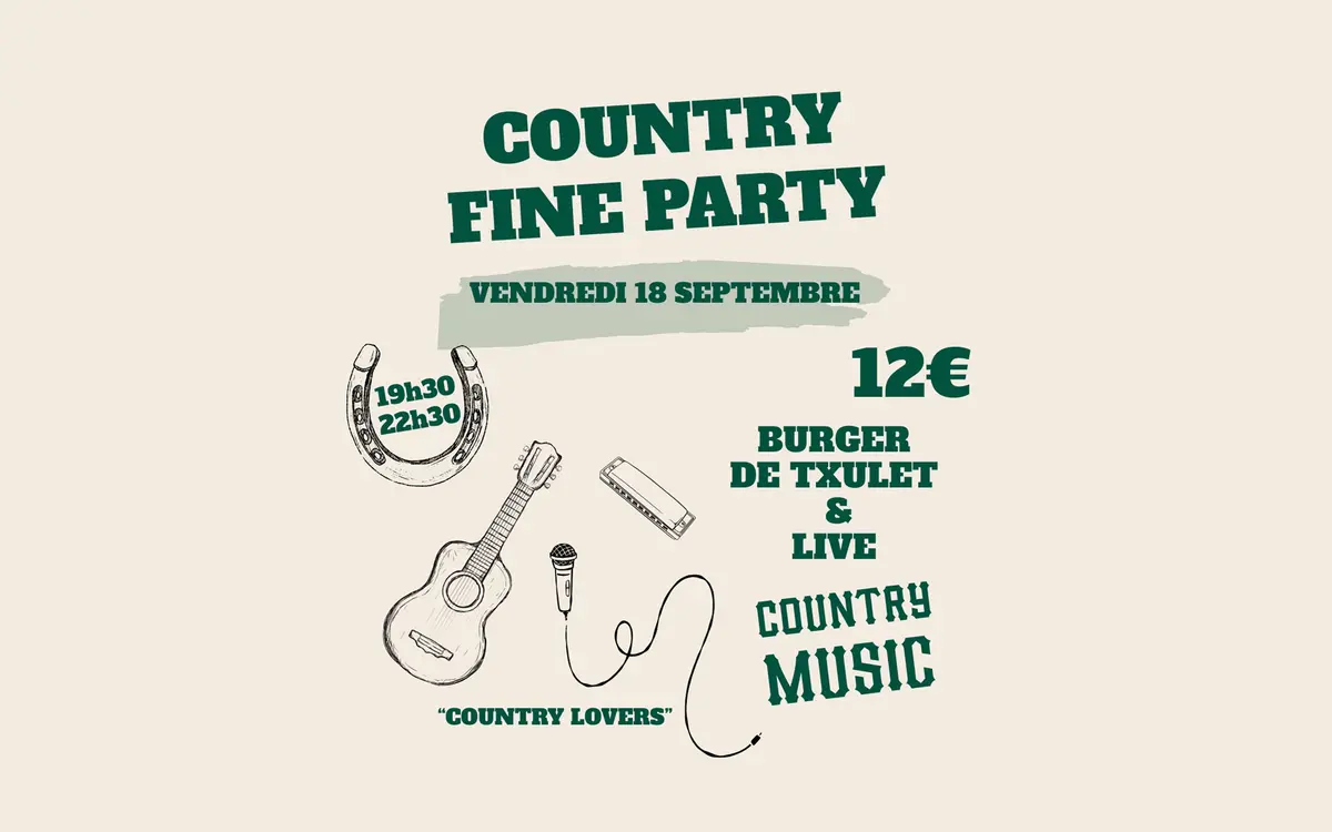 Fine Party : Soirée Country