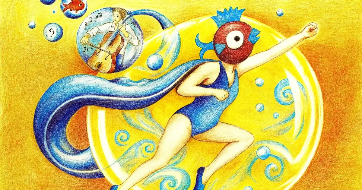 Fish Dream : Spectacle Cirque Aérien Et Violoncelle