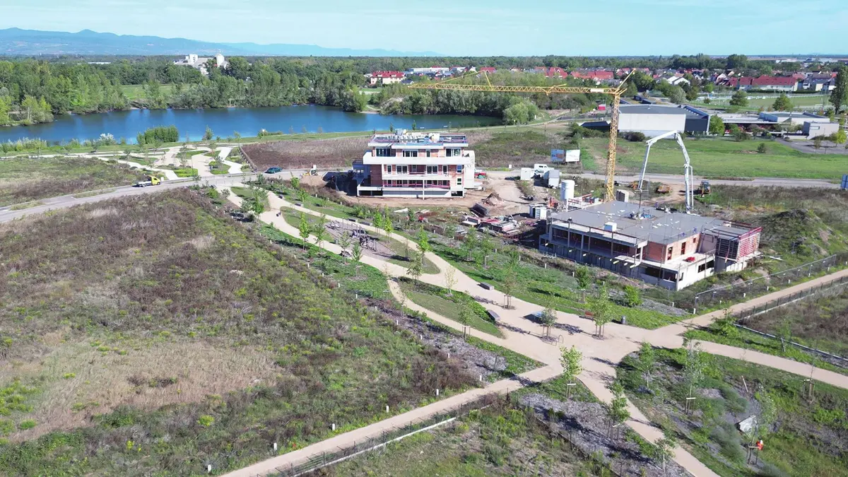 Un chantier de FL Résidences à Ensisheim