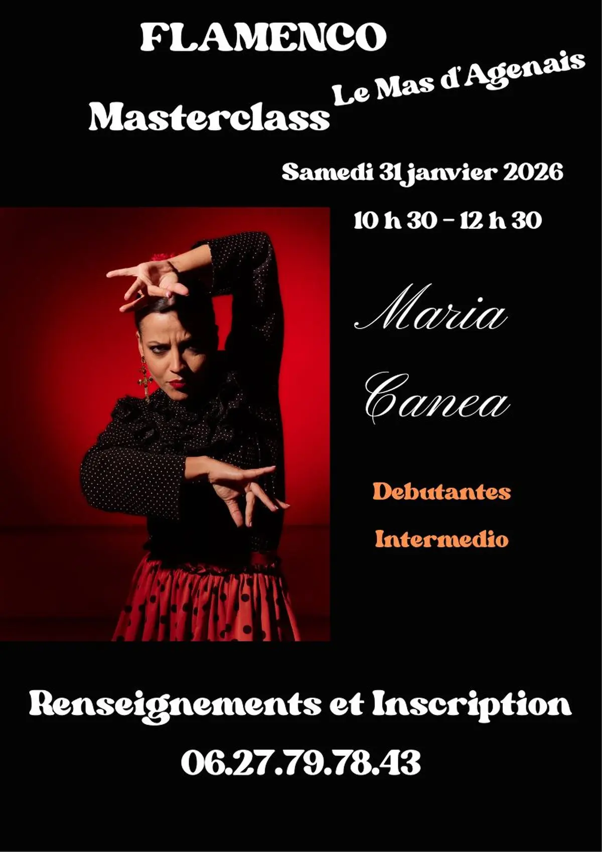 Flamenco - Masterclass au salon La Cuadra