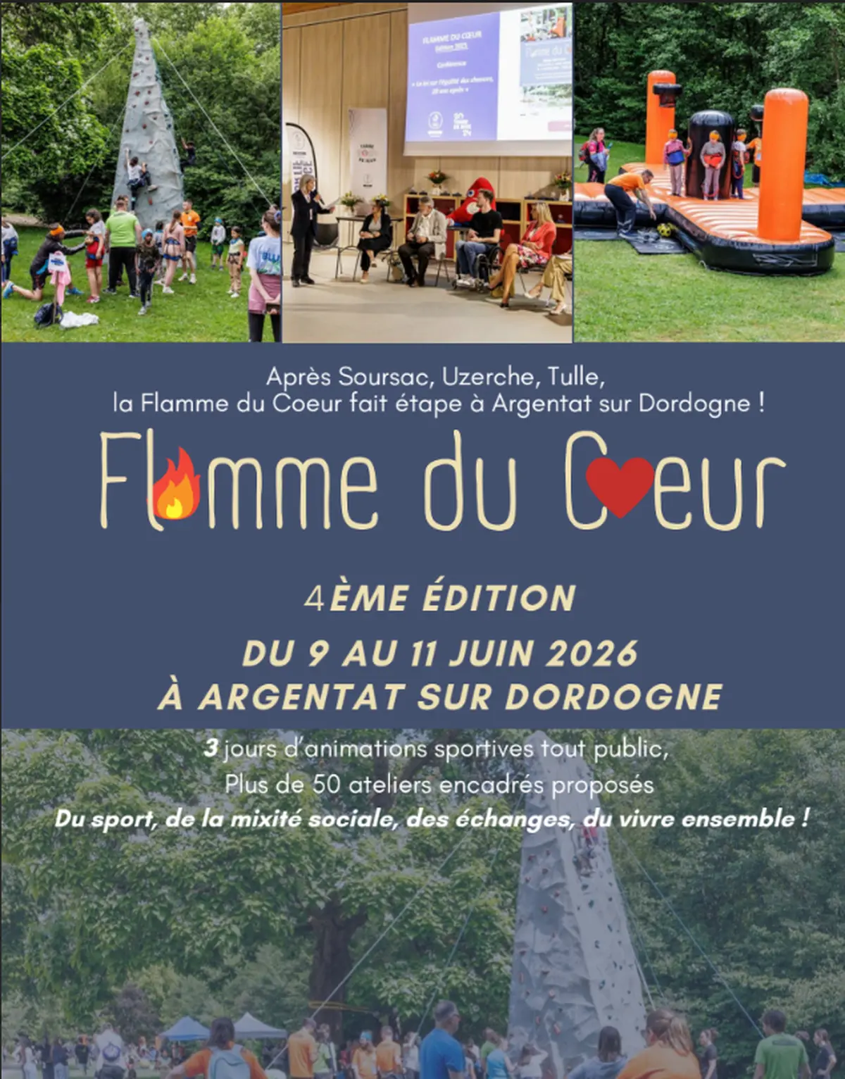 Flamme du cœur à Argentat-sur-Dordogne