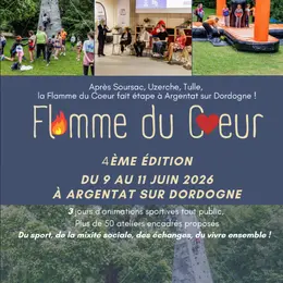 Flamme du cœur à Argentat-sur-Dordogne