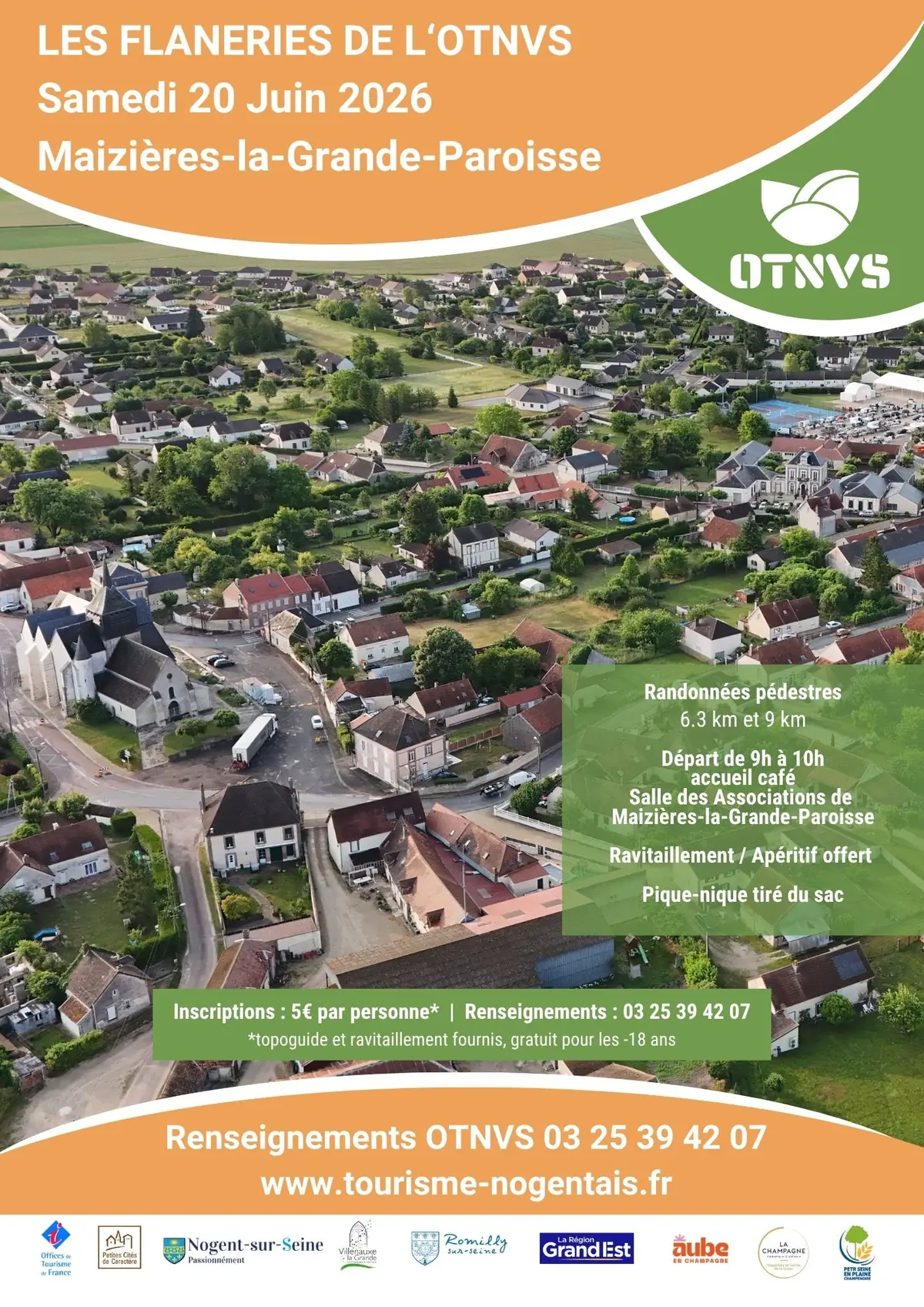 Flânerie de l'OTNVS à Maizières-la-Grande-Paroisse